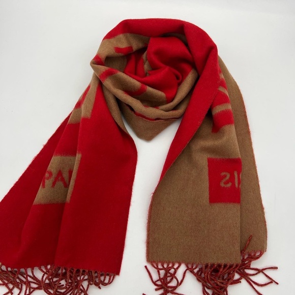 ❌SOLD❌Authentic Louis Vuitton 100% cashmere scarf - Picture 5 of 10